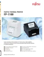 Fujitsu FP-1100 Manual preview