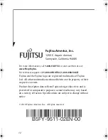 Preview for 12 page of Fujitsu FPCBC27 User Manual