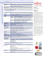 Предварительный просмотр 2 страницы Fujitsu FPCM32578 Brochure & Specs