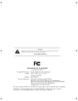 Предварительный просмотр 2 страницы Fujitsu FPCPR67AP User Manual