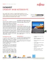 Предварительный просмотр 1 страницы Fujitsu FPCR33681 Brochure