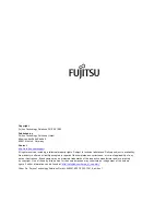 Preview for 4 page of Fujitsu FPCR33871 Operating Manual