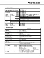 Предварительный просмотр 2 страницы Fujitsu FTP-607 Series Specification Sheet