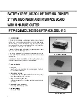 Preview for 1 page of Fujitsu FTP-624DSL113 Specification Sheet