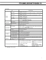 Preview for 3 page of Fujitsu FTP-624DSL113 Specification Sheet