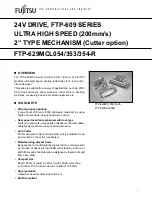 Fujitsu FTP-629MCL054 Manual preview