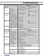 Preview for 3 page of Fujitsu FTP-639MCL054 Specification Sheet