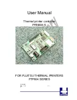 Fujitsu FTP604 User Manual preview