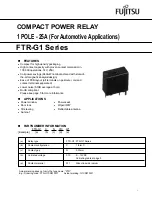 Preview for 1 page of Fujitsu FTR-G1 Series Applications