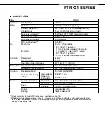 Preview for 2 page of Fujitsu FTR-G1 Series Applications