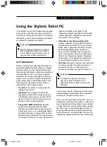 Preview for 35 page of Fujitsu Fujitsu Stylistic Manual