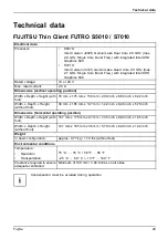 Preview for 33 page of Fujitsu FUTRO S5010 Operating Manual