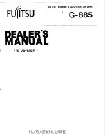 Fujitsu G-885 Manual preview