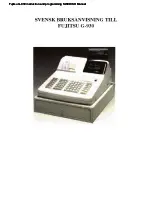 Preview for 1 page of Fujitsu G-930 Instruction And Programming Manual