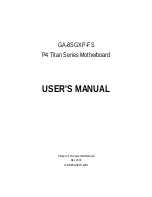 Fujitsu GA-8SGXP-FS P4 Titan Series User Manual preview