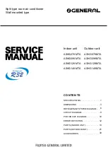 Preview for 1 page of Fujitsu General AOHG07KMTA Service Manual