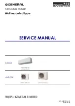 Fujitsu GENERAL AOHG18KMTA Service Manual preview