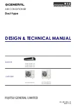 Preview for 1 page of Fujitsu General AOHG36KRTA Design & Technical Manual