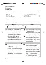 Preview for 20 page of Fujitsu GENERAL AOWG18JFCB Operating Manual