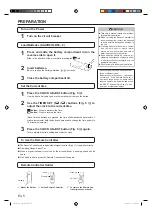 Preview for 24 page of Fujitsu GENERAL AOWG18JFCB Operating Manual