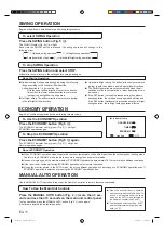 Preview for 30 page of Fujitsu GENERAL AOWG18JFCB Operating Manual