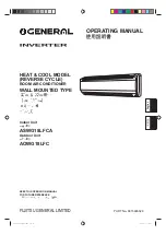 Fujitsu GENERAL AOWG18LFC Operating Manual preview