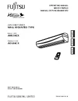 Fujitsu Halcyon AOU36CX Operating Manual preview