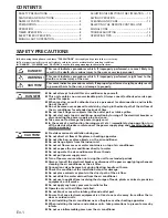 Preview for 2 page of Fujitsu Halcyon AOU36CX Operating Manual