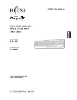 Предварительный просмотр 1 страницы Fujitsu Halcyon AOU36T Operating Manual