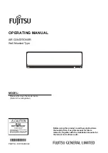 Preview for 1 page of Fujitsu Halcyon ASUG09-12LMAS Operating Manual