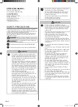 Preview for 2 page of Fujitsu Halcyon AUU18RGLX Operating Manual