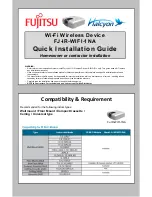 Fujitsu Halcyon FJ-IR-WIFI-1NA Quick Installation Manual preview