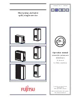 Preview for 1 page of Fujitsu Heat pump Operation Manual