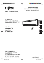 Fujitsu Inverter AOBR30JFT Operating Manual preview