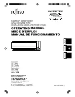 Preview for 1 page of Fujitsu Inverter Halcyon AOU12RL Operating Manual