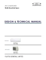 Fujitsu Inverter Halcyon AOU12RLS Design & Technical Manual preview