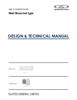 Fujitsu Inverter Halcyon AOU24CL1 Design & Technical Manual preview