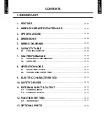 Preview for 3 page of Fujitsu Inverter Halcyon AOU24CL1 Design & Technical Manual