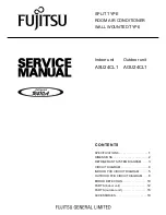 Fujitsu Inverter Halcyon AOU24CL1 Service Manual preview