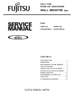 Fujitsu Inverter Halcyon AOU24RLQ Service Manual preview