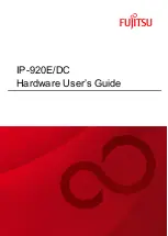 Предварительный просмотр 1 страницы Fujitsu IP-920 E/DC Hardware User'S Manual