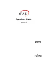 Preview for 2 page of Fujitsu IPAD100-20 Operation Manual
