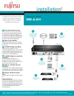 Предварительный просмотр 2 страницы Fujitsu KVM s2-0411 Quick Installation Manual