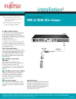 Предварительный просмотр 3 страницы Fujitsu KVM s3-Adapter USB2-VGA Quick Installation Manual