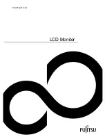 Preview for 1 page of Fujitsu LCD Monitor Operating Manual