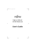 Предварительный просмотр 1 страницы Fujitsu Lifebook A3130 User Manual