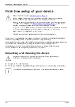 Preview for 20 page of Fujitsu LIFEBOOK A3510 Operating Manual