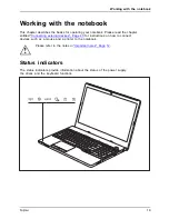 Preview for 23 page of Fujitsu LIFEBOOK A555 Operating Manual