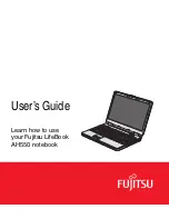 Предварительный просмотр 2 страницы Fujitsu Lifebook AH550 User Manual