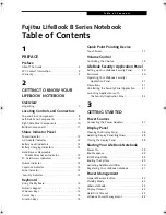 Preview for 3 page of Fujitsu LifeBook B2630 User Manual